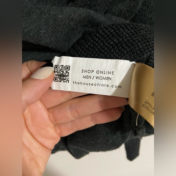 Rare Rabbit Made In India Men’s Full Zip Knit Sweater Gray Size Medium M - Picture 8 of 9